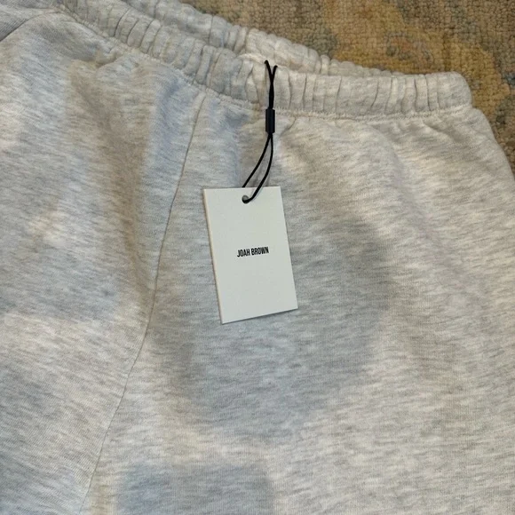 JOAH BROWN OVERSIZED JOGGER PEARL GREY FRENCH TERRY. Size S NWT - Picture 7 of 9